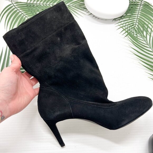 AGL Attilio Giusti Leombruni Michelle Black Leather Ankle Bootie Size 37 NWB - Picture 4 of 12